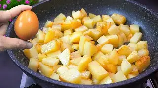Just Add Eggs With Potatoes/ Better Than Pizza/ Simple Breakfast Recipes/ Its So Delicious