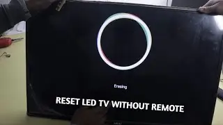 How to Reset Smart Android LED TV without Remote | Smart Android TV Hard Reset technique
