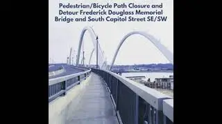 New Frederick Douglass Bridge: Sidewalk/ Trail Switch (Feb 2021)
