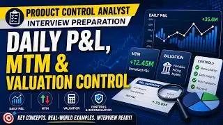 Product Control Analyst Interview Preparation | Daily P&L, MTM & Valuation Control