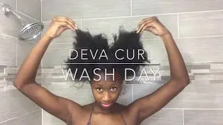 DEVA CURL WASH DAY | 4C DEEP CONDITION