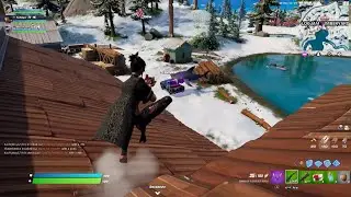 Fortnite Shark throws car into air!