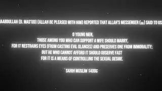 Hadith About Early Marriage in Islam &ndash; Prophet Muhammad&rsquo;s ﷺ Advice to the Youth #foryou #viral #fyp