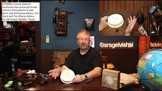 SITERWELL Smoke Detector, Hardwired Interconnected Smoke Detector, Smoke Alarm with Backup Battery..