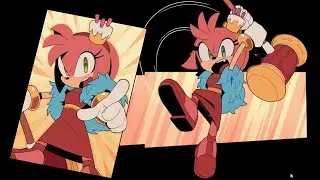 Angry Amy Rose in Murder of Sonic the Hedgehog