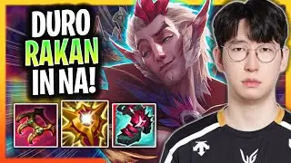 DURO IS SO GOOD WITH RAKAN IN NA SERVER! | GEN Duro Plays Rakan Support vs Karma! Season 2025