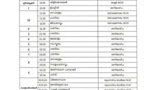 Kite victers time table August 4