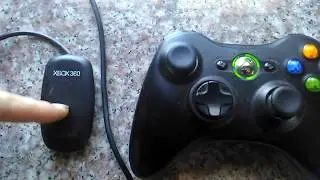 Connecting wireless Xbox360 Controller to Wireless Adaptor