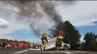 Fighting EV fires with Fire Isolator: Live Demo in Brazil