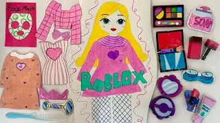💄Paper DIY💄Roblox Barbie Blind Bag | Skincare, Makeup & Fashion Glow Up! 🧖&zwj;♀️💋👗👠❤️Blind Craft❤️
