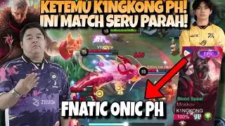 KETEMU KINGKONG PH !!! MATCH NYA SENGIT BANGET WOI JUAL BELI SERANGAN! 🔥🔥 #MLBB
