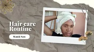 Vlog:Hair care routine||Testing new products#Tiyani Angella