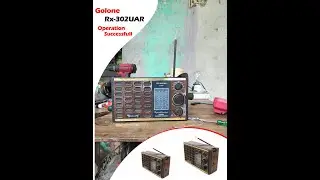 GoloneRx-302UAR Fm Radio not sound not power one