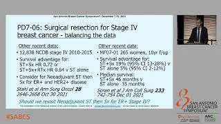 SABCS 2021: Topics in surgical omission: Is less always more?