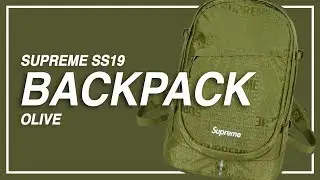 Supreme SS19 Backpack (olive) - Review