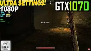 The Elder Scrolls V Skyrim GTX 1070 - 1080p Ultra,