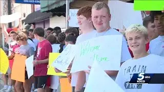 After 108 days, man burned in Wynnewood refinery fire returns home with hero's welcome