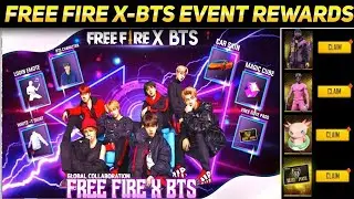 FREEFIRE X BTS CALENDAR ||BTS COLLABORATION FULL CALENDAR CONFIRM ||FF X BTS BUNDLE