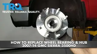 Как заменить ступичный подшипник и ступицу на GMC Sierra 3500HD 2007–14 годов
