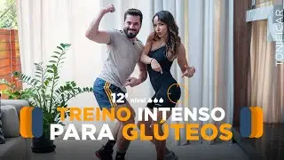 Treino pesado pra aumentar gl&uacute;teos r&aacute;pido em casa 🍑 - Carol Borba 