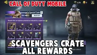 Scavengers Special Crate From Tommorow   All Rewards season 4 call of duty mobile cod mobile codm
