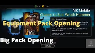 MK Mobile. Epic Equipment Pack opening. Hunting for Wrath Hammer??