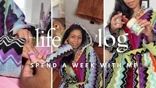 new furniture|shop with me + in home nail appointment + cook with me + snowed in