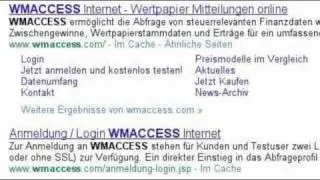 WMACCESS - Steuerrelevante Finanzdaten