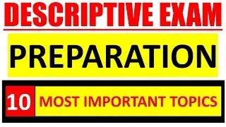 SSC CGL DESCRIPTIVE PAPER PREPARATION - 10 MOST IMPORTANT TOPICS FOR SSC CGL 2019-20 TIER III EXAM