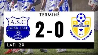 2eme MI-TEMPS ASC BOOK JEEF 2 - 0 ASC RENAISSANCE 2&Eacute;ME JOURN&Eacute;E ZONE 8B AU STADE PARCELLES ASSAINIES
