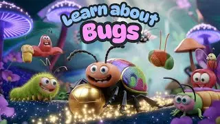 Learn about Bugs and Insect - Joyful Kids Learning How to Not Be Scared of Bugs