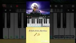 Radha krishna flute theme on piano tutorial |#radhakrishna #radhakrishnaeasypiano #easypianotutorial