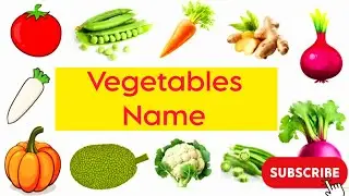 Vegetables Name in English and Hindi | Vegetable Name | सब्जियों के नाम...