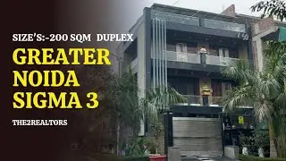 Luxury 200 SQM Duplex House in Sigma 3, Greater Noida | Prime Location