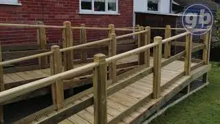 Wheelchair Accessible Ramp & Platform Garden Access Adaptation | GB Electrical & Building Services