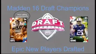 Madden 16 Draft Champions//EPIC NEW PLAYERS ADDED