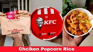 KFC Chicken Popcorn Rice Bowl #shorts