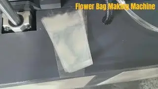 Flower Wrapping Bag Making Machine Flower Packing Plastic Bag Cutting Making Machine
