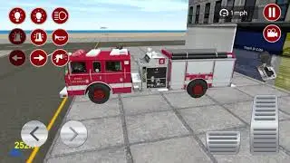 Jogos de carros de bombeiros Novas miss&otilde;es/ Real Fire truck Driver