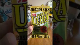 1992 Fleer Ultra baseball cards vintage foil pack opening rip /break. Hall of Fame players abound!