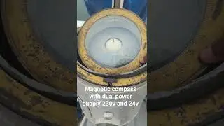 Ship magnetic compass #electrical #marine #ship #magneticcompass #marinecompass #navigation