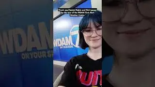 Tour of WDAM First Alert Weather Center #meteorologist #mississippi #hattiesburg