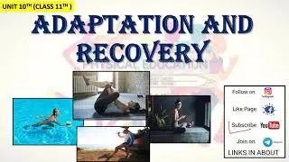 ADAPTATION AND RECOVERY || TRAINING IN SPORTS || Physical Education || Class 11th ||