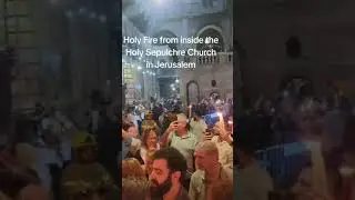 Easter at Israel Jerusalem #shortvideo #Israel #jerusalem  #holyfire #holysepulchre