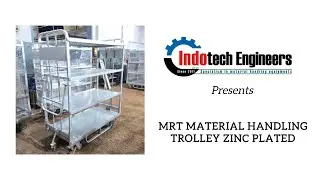 MS ZINC PLATED MATERIAL HANDLING TROLLEYs