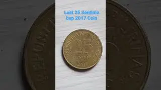 Last 25 Sentimo bsp 2017 Coin #kabayan