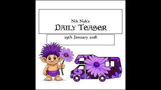 Nik Nak’s Daily Teaser — 29th January 2026