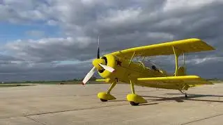 Pitts Model 12 Hot Start & Taxi Out