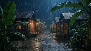 Relaxing Rain Sounds - Gentle Rain Sounds in Remote Village for Stress Relief, Worry, Deep Sleep