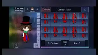 Making Maksilly Wonka from Pok&eacute;mon Pikachu and the chocolate factory in gacha club